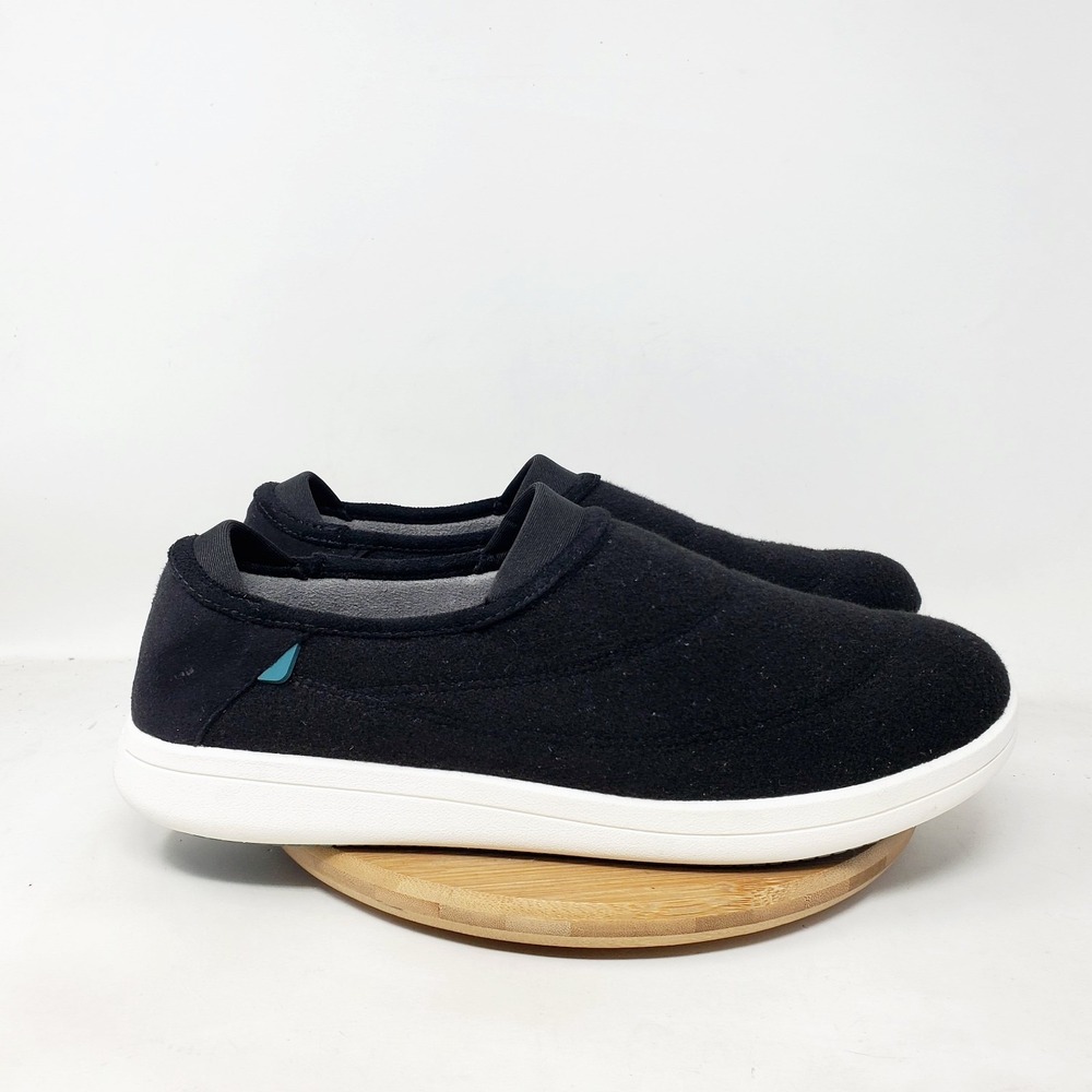 Vessi Sunday Shoes Mens 12 Black Slip On Waterproof Sneaker Loafer Slipper